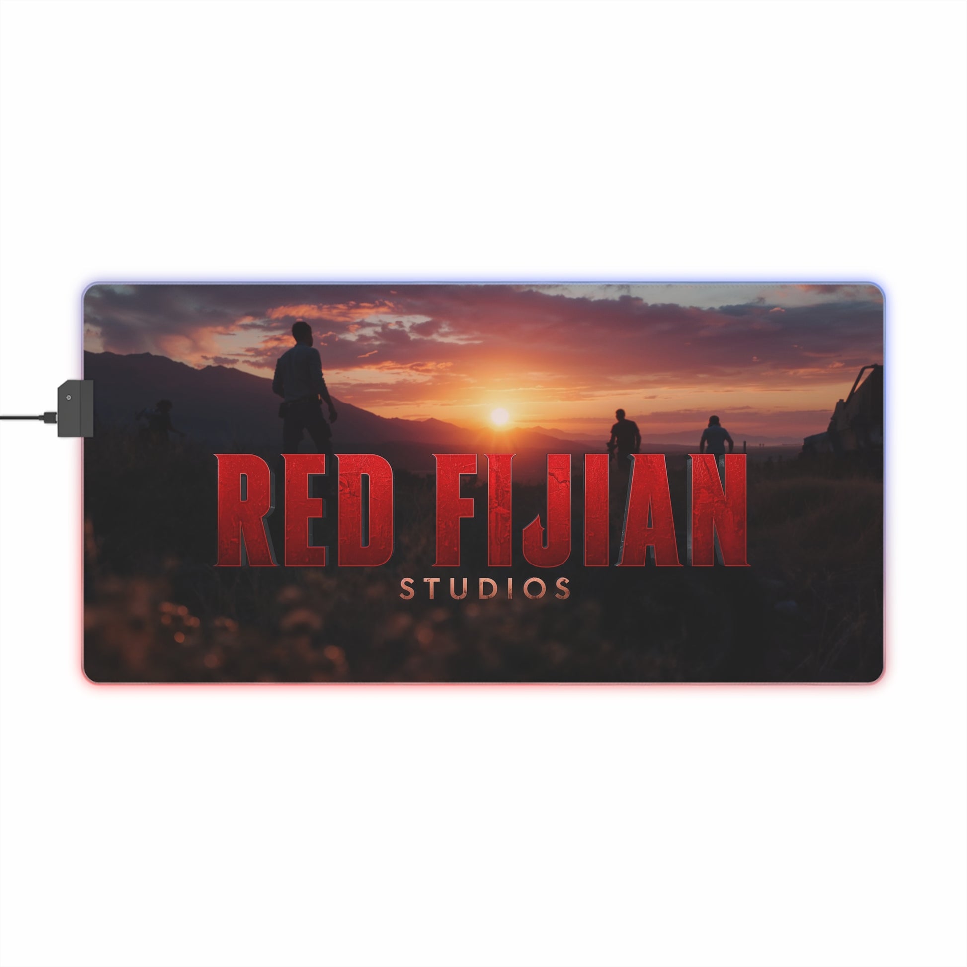LED Gaming Mouse Pad with RGB Backlighting, Perfect for Gamers, Desk Accessories, Game Room Decor, and Birthday Gifts