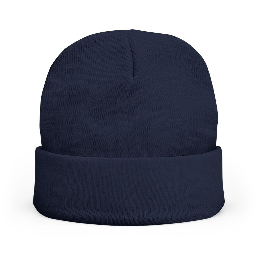 Embroidered Floral Knit Beanie for Stylish Warmth