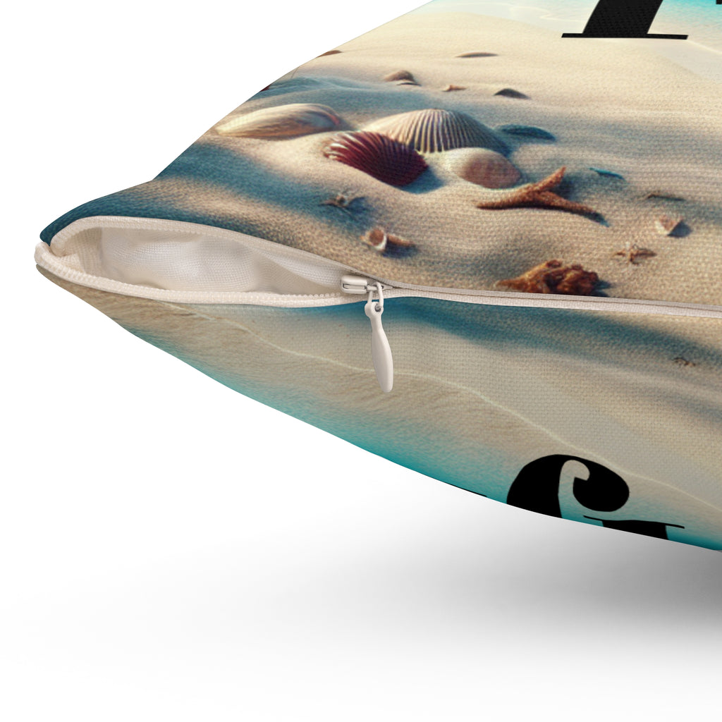 Fiji Flag Beach Decor Pillow | Boho Home Accent | Summer Vibes | Perfect for Beach Lovers, Travel Enthusiasts, Tropical Decor