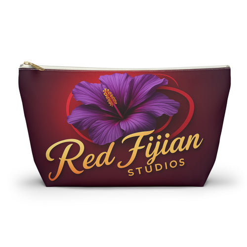 Accessory Pouch — Tropical Hibiscus Logo & Neon City Cosmetic Bag