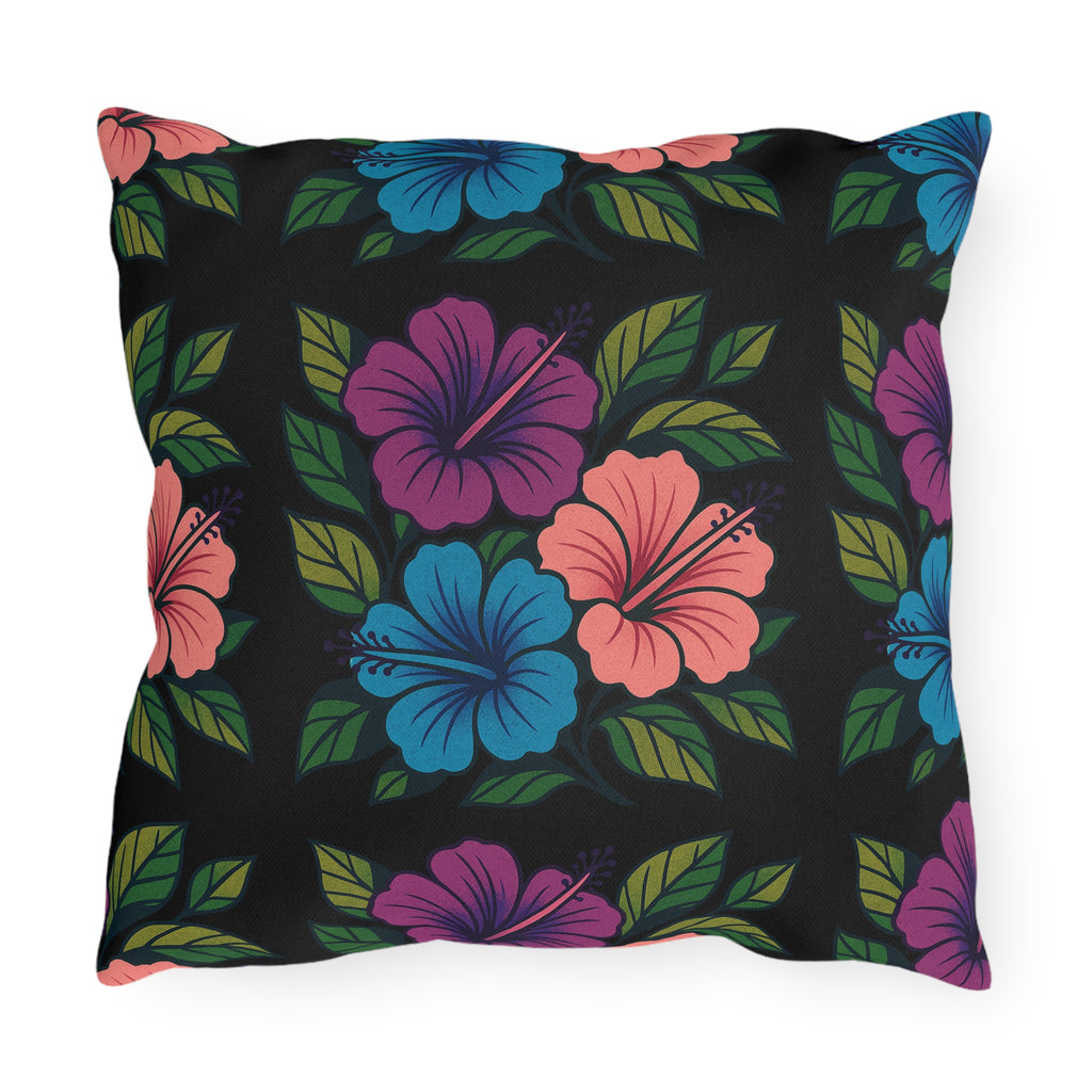 Tropical Floral Outdoor Pillows