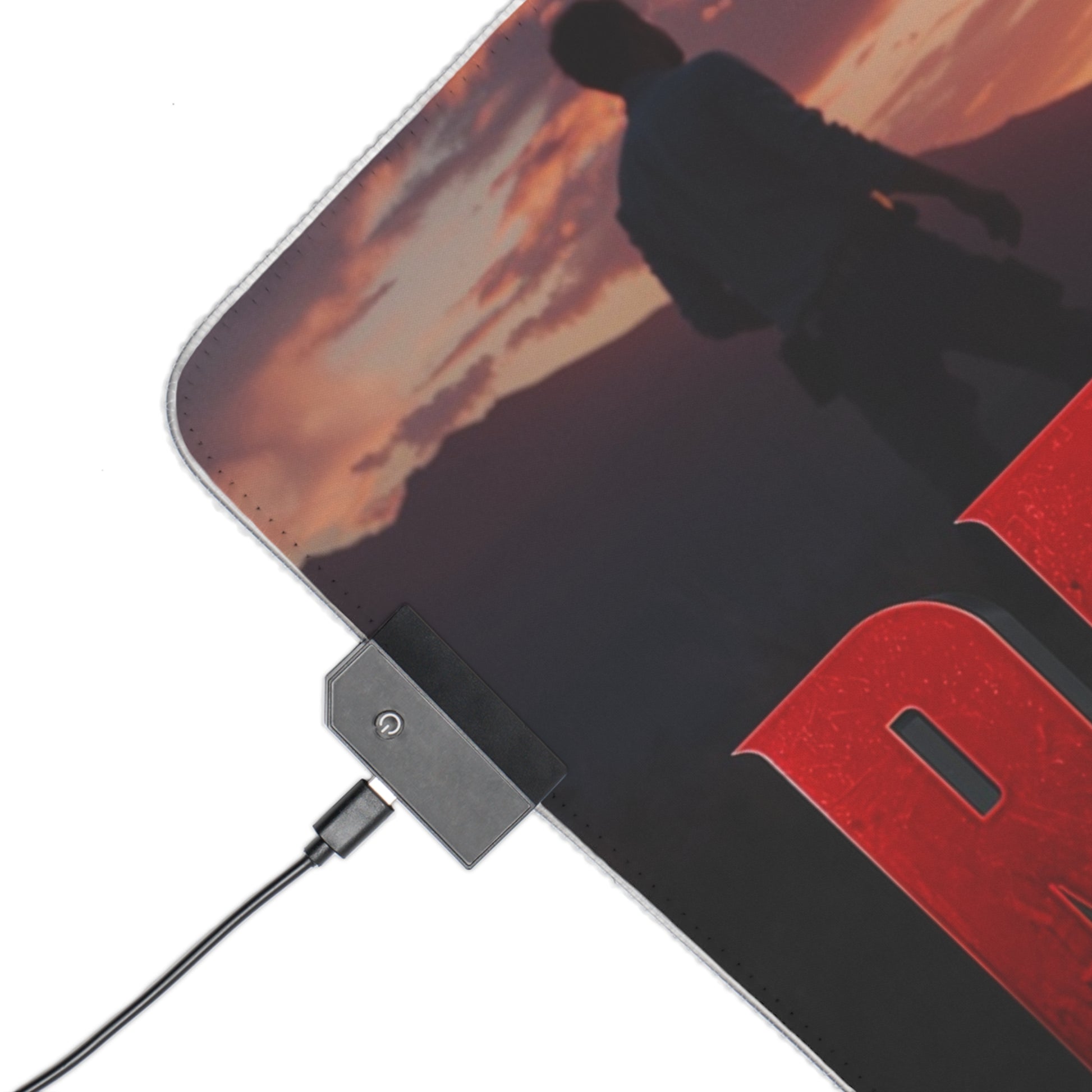 LED Gaming Mouse Pad with RGB Backlighting, Perfect for Gamers, Desk Accessories, Game Room Decor, and Birthday Gifts