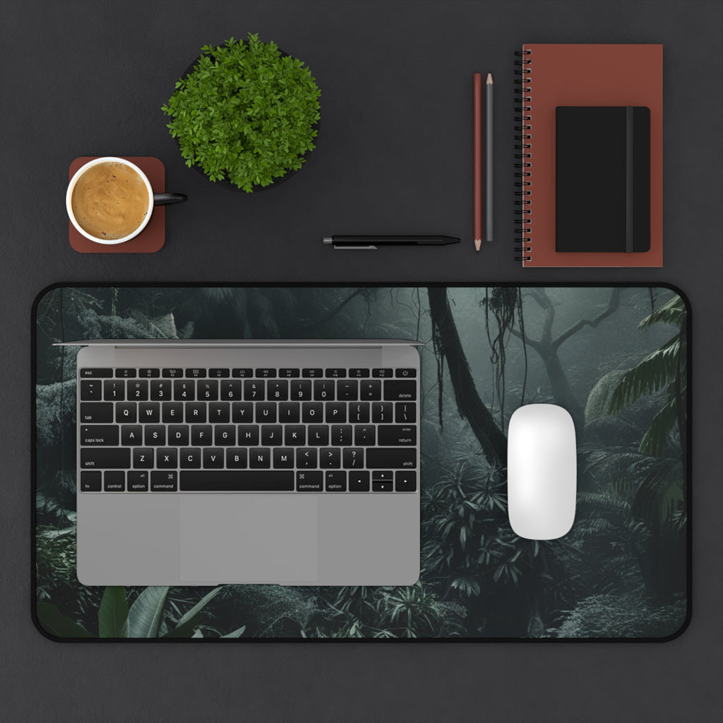 Jungle Vibes Desk Mat - Eco-Friendly Gaming, Home Office, and Study Mat - Perfect Gift for Nature Lovers and Students