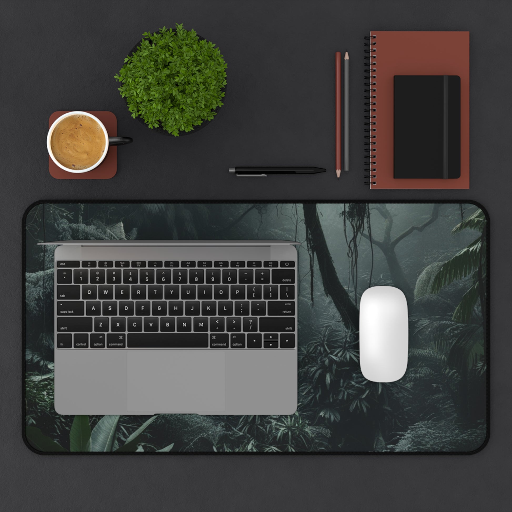 Jungle Vibes Desk Mat - Eco-Friendly Gaming, Home Office, and Study Mat - Perfect Gift for Nature Lovers and Students