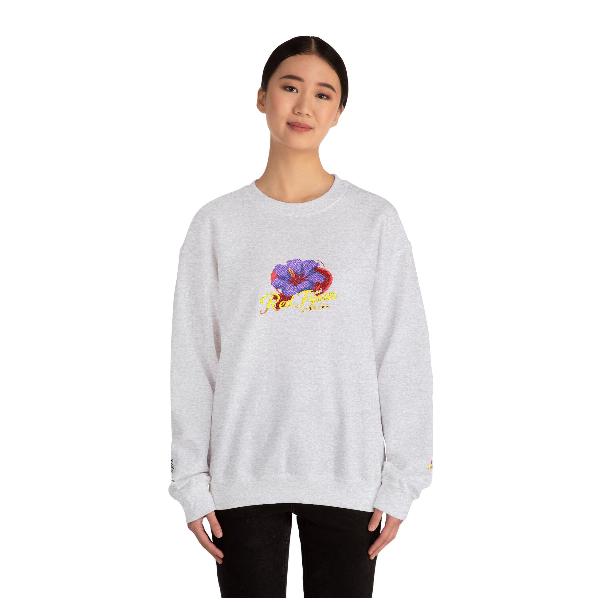Vibrant Floral Crewneck Sweatshirt for Comfort and Style
