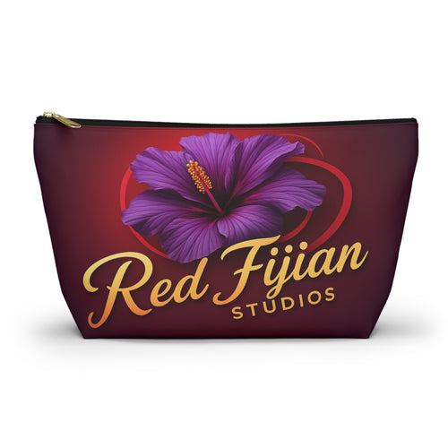 Accessory Pouch — Tropical Hibiscus Logo & Neon City Cosmetic Bag