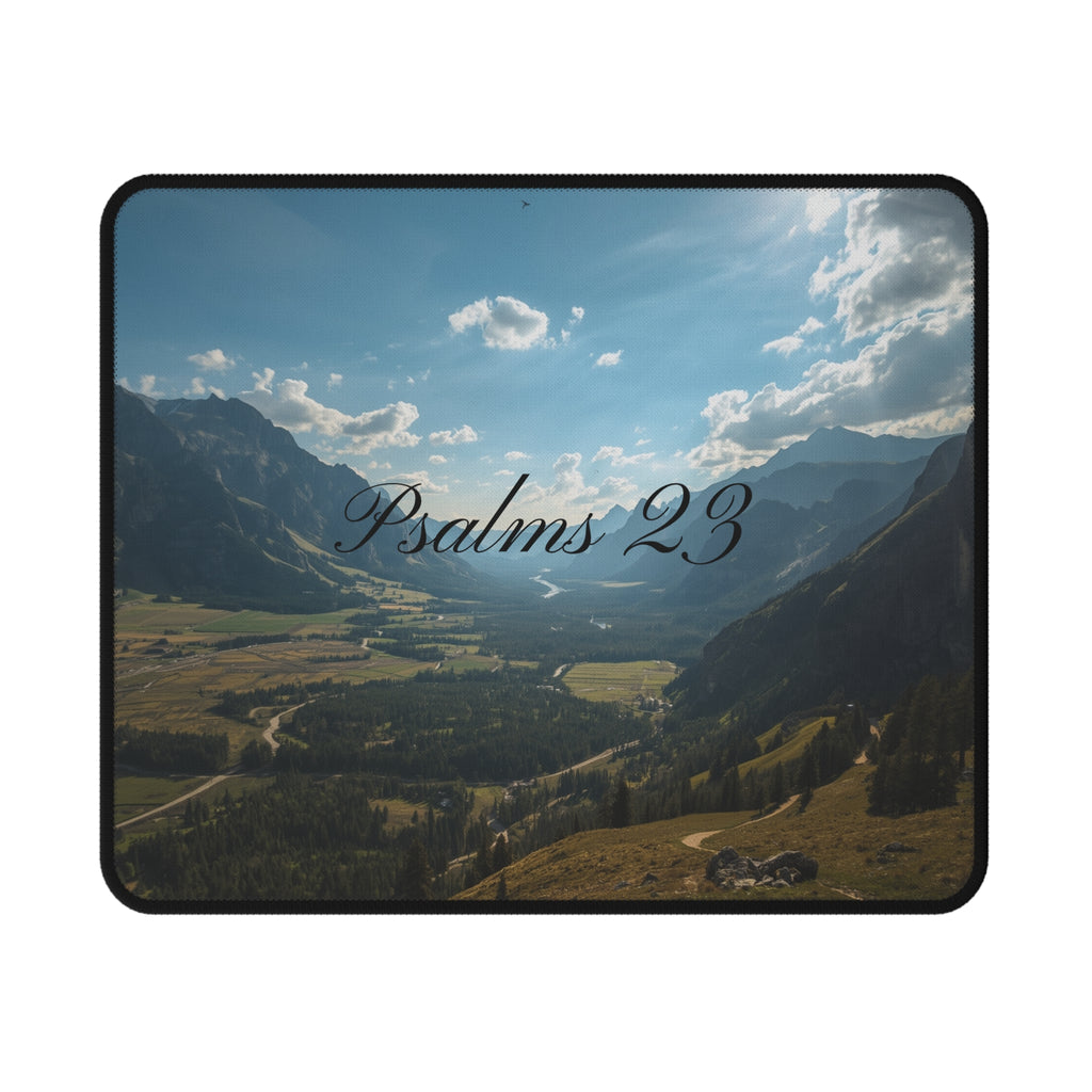 Psalms 91 Scenic Mouse Pad — Inspirational Non-Slip Gaming Mousepad