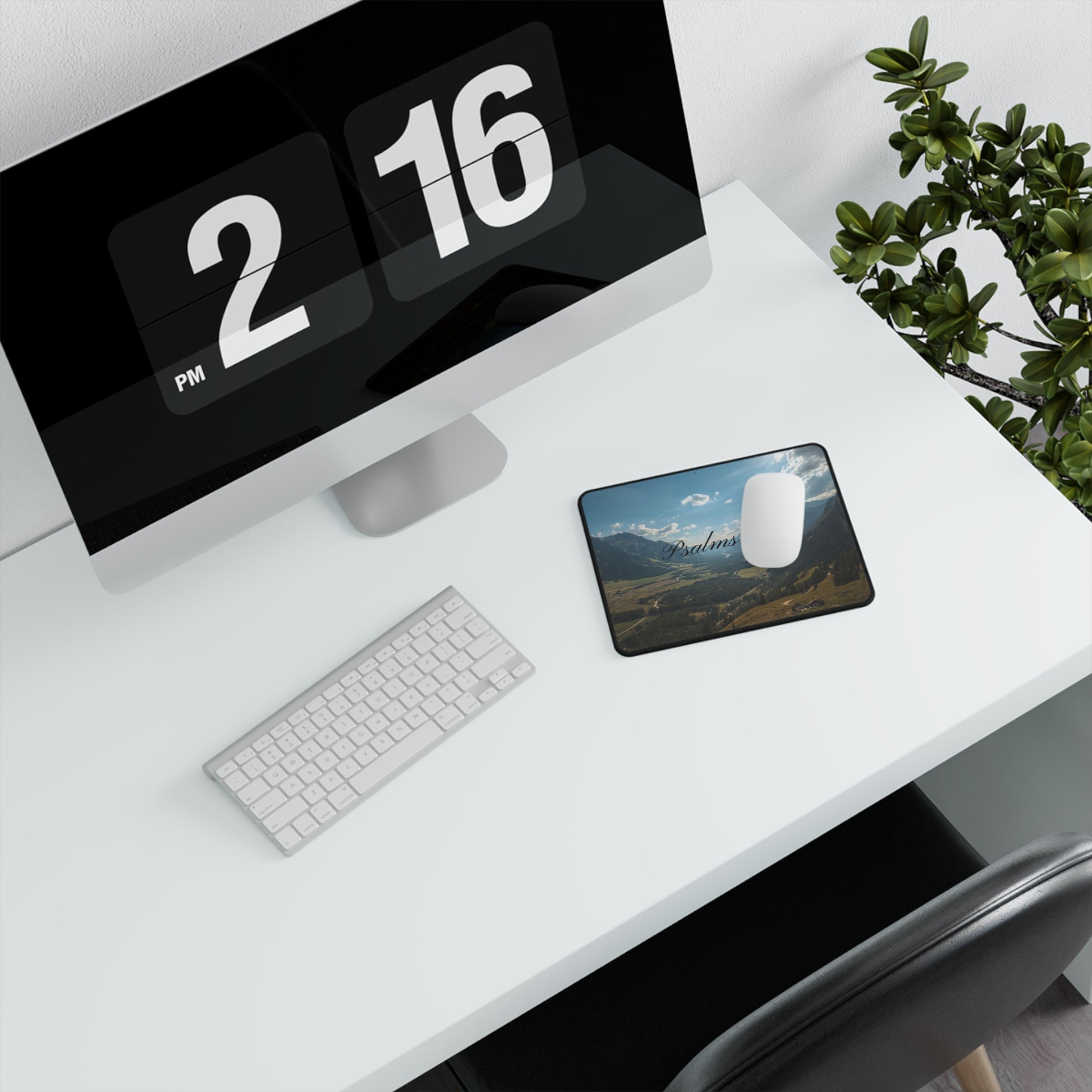 Psalms 91 Scenic Mouse Pad — Inspirational Non-Slip Gaming Mousepad