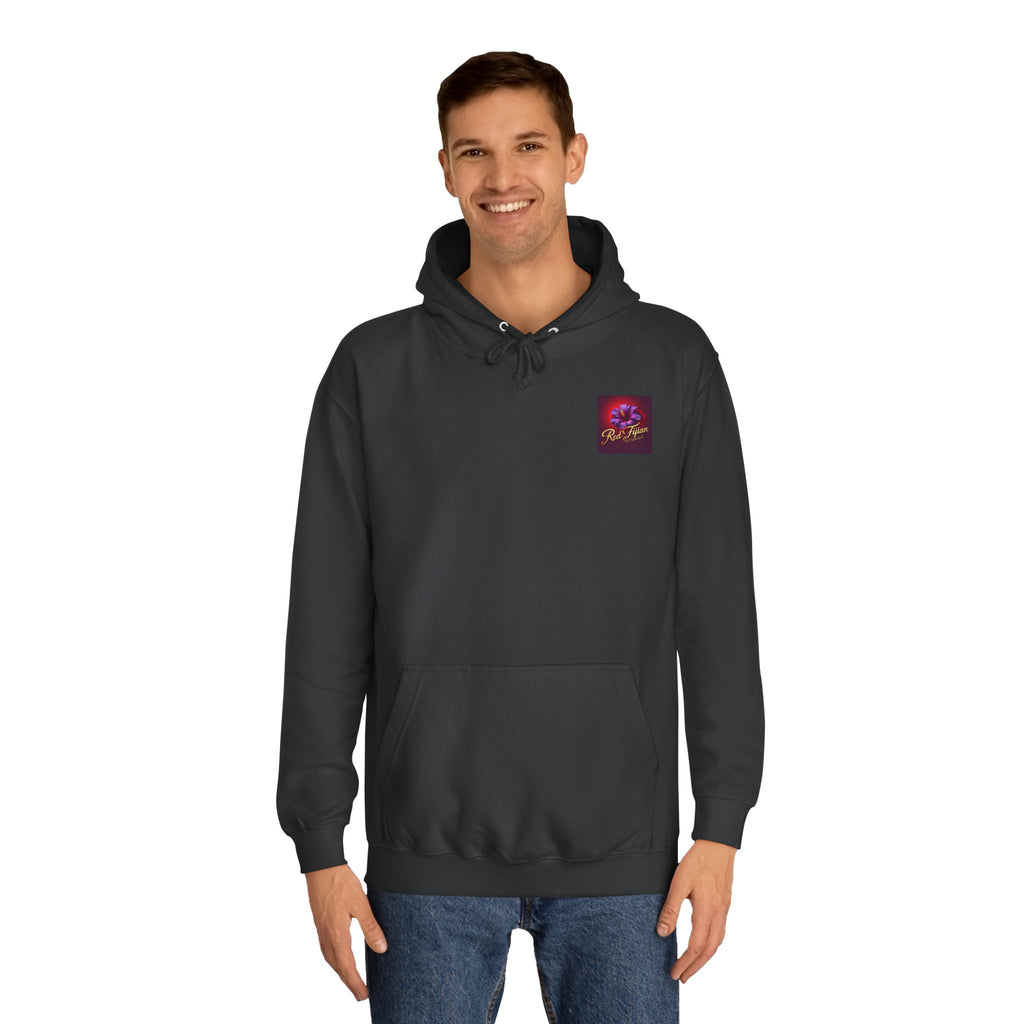 Vibrant Floral College Hoodie, Unisex Streetwear, Casual Outfit, Graduation Gift, College Life Essentials