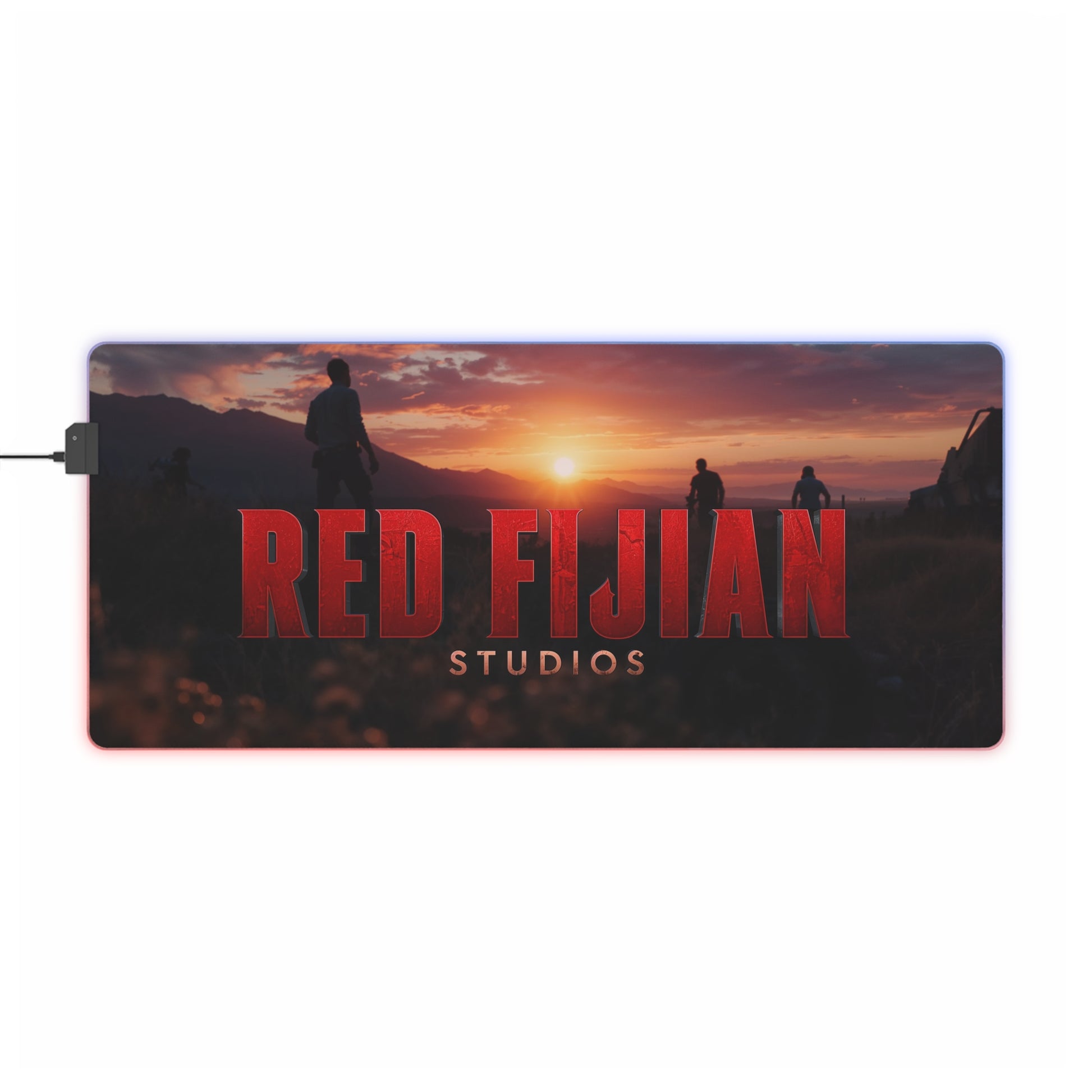 LED Gaming Mouse Pad with RGB Backlighting, Perfect for Gamers, Desk Accessories, Game Room Decor, and Birthday Gifts