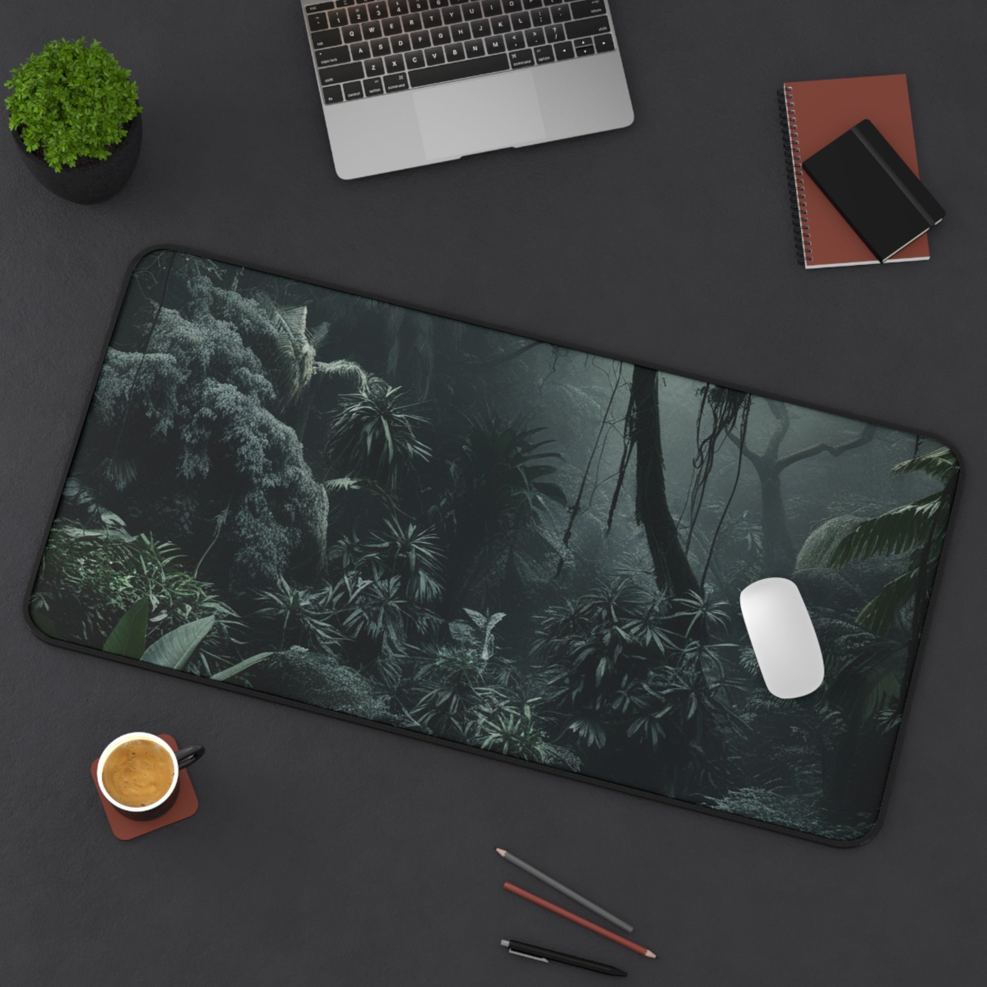 Jungle Vibes Desk Mat - Eco-Friendly Gaming, Home Office, and Study Mat - Perfect Gift for Nature Lovers and Students