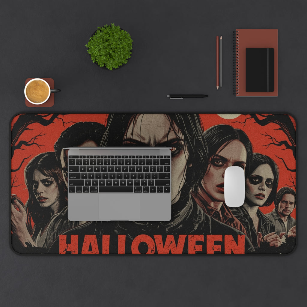 Halloween-Themed Desk Mat for Spooky Workspace Decor