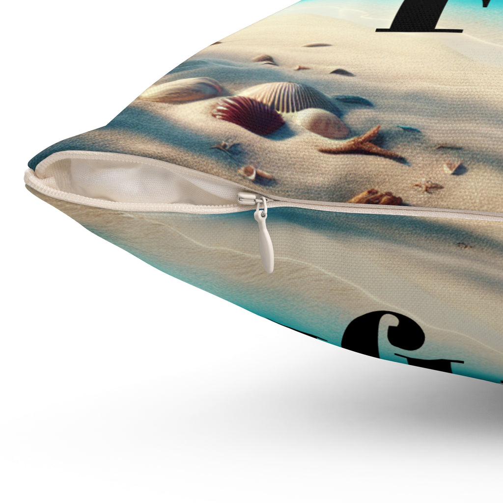 Fiji Flag Beach Decor Pillow | Boho Home Accent | Summer Vibes | Perfect for Beach Lovers, Travel Enthusiasts, Tropical Decor