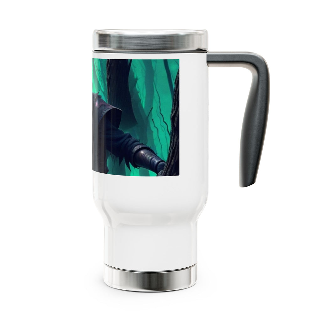 Stainless Steel Travel Mug with Handle, 14oz