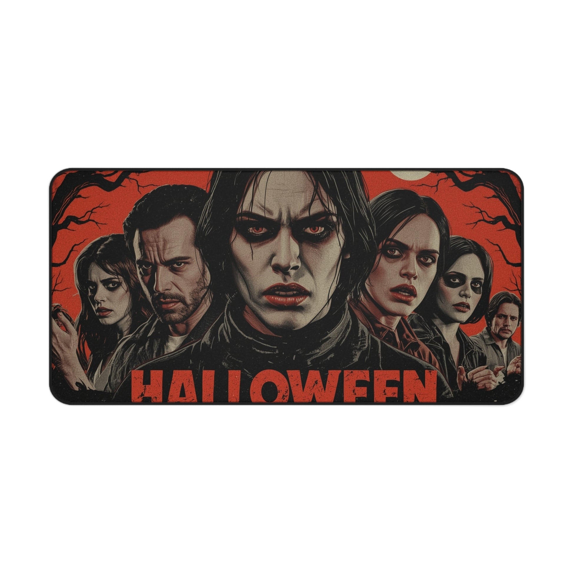 Halloween-Themed Desk Mat for Spooky Workspace Decor