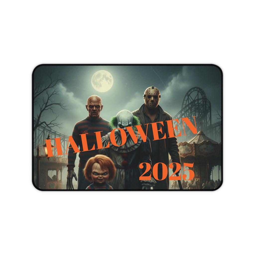 Halloween 2025 Themed Desk Mat - Spooky Decor for Fans