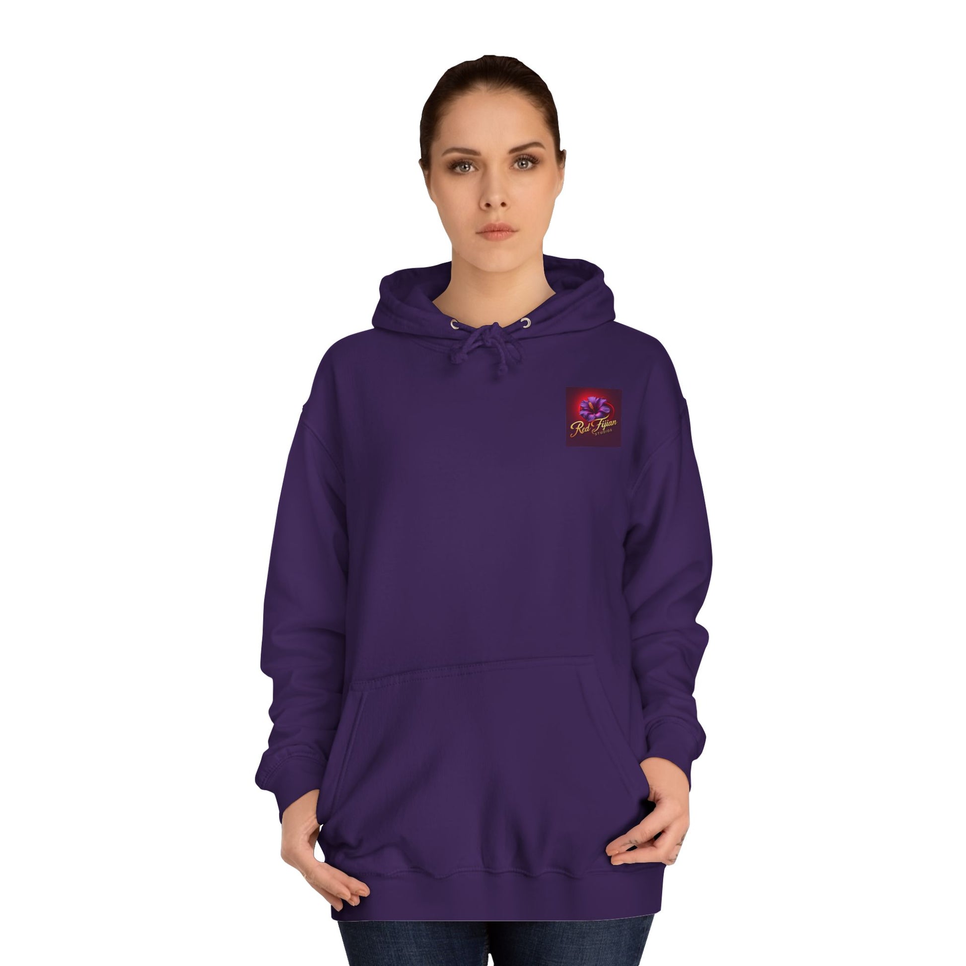 Vibrant Floral College Hoodie, Unisex Streetwear, Casual Outfit, Graduation Gift, College Life Essentials