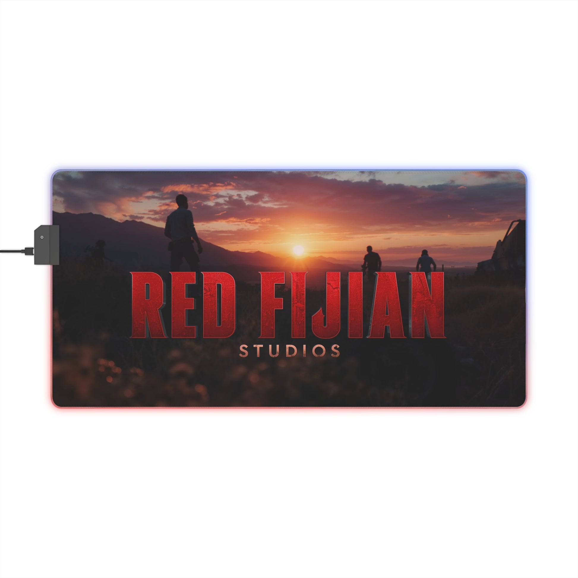 LED Gaming Mouse Pad with RGB Backlighting, Perfect for Gamers, Desk Accessories, Game Room Decor, and Birthday Gifts