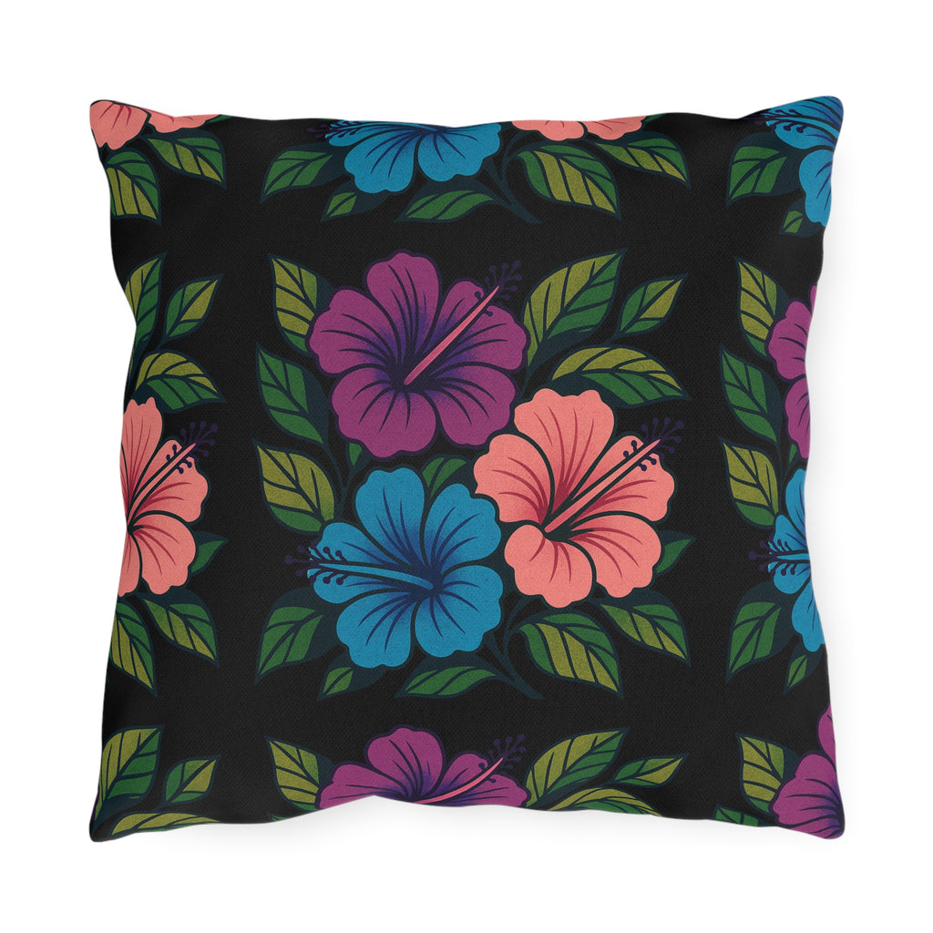 Tropical Floral Outdoor Pillows
