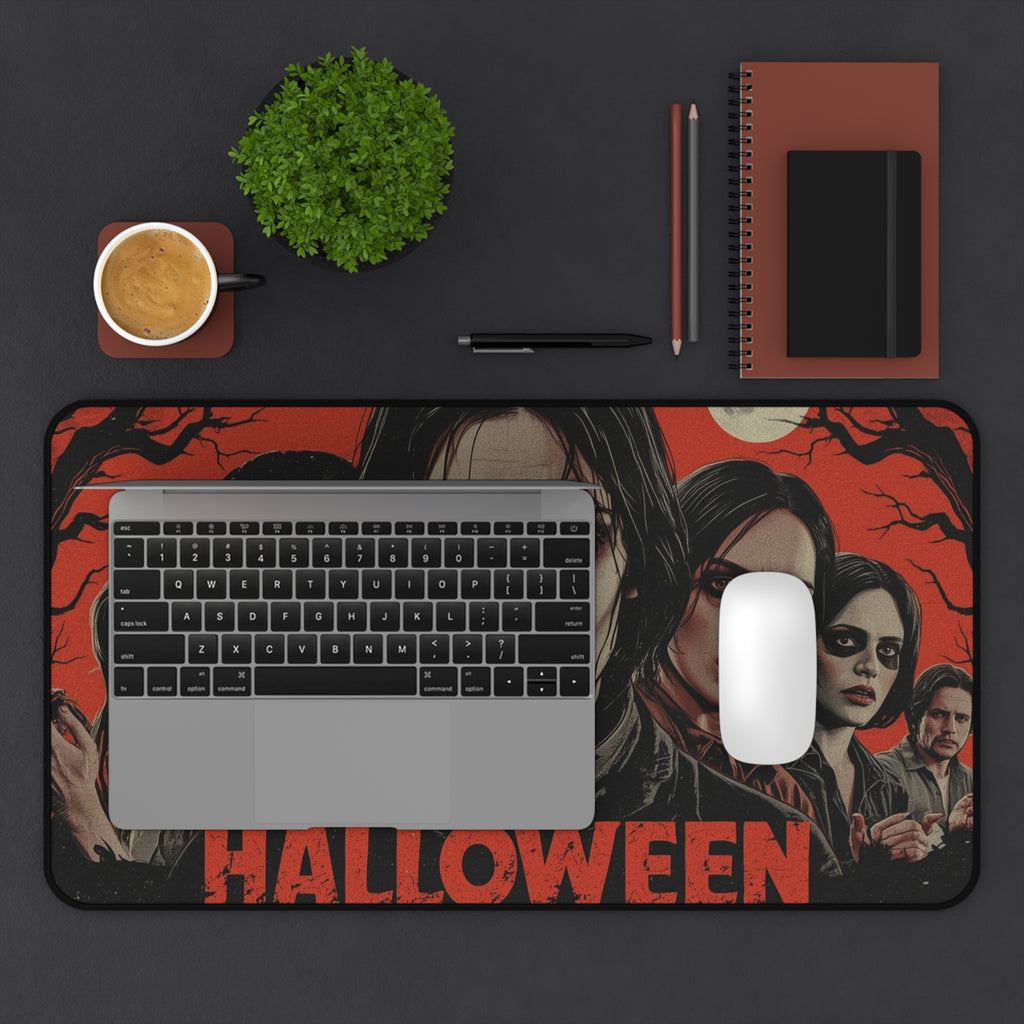 Halloween-Themed Desk Mat for Spooky Workspace Decor