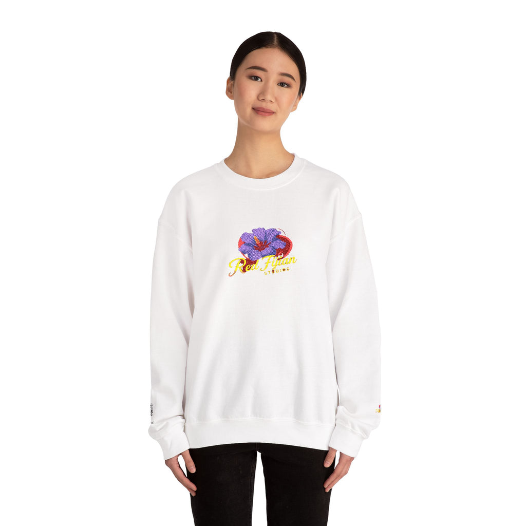 Vibrant Floral Crewneck Sweatshirt for Comfort and Style