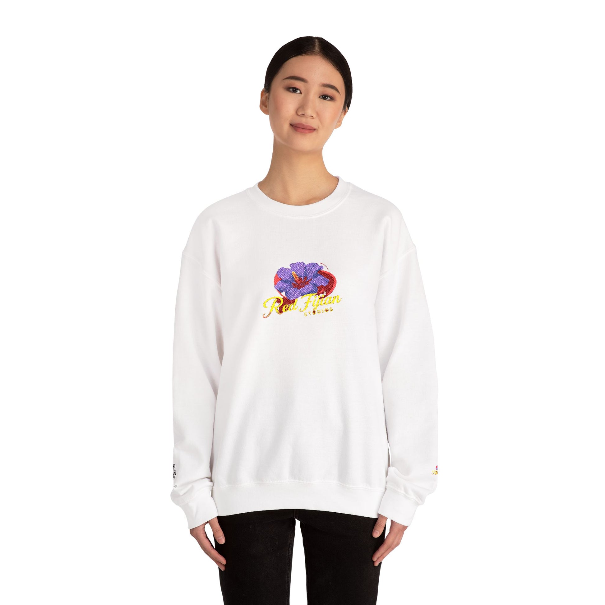Vibrant Floral Crewneck Sweatshirt for Comfort and Style