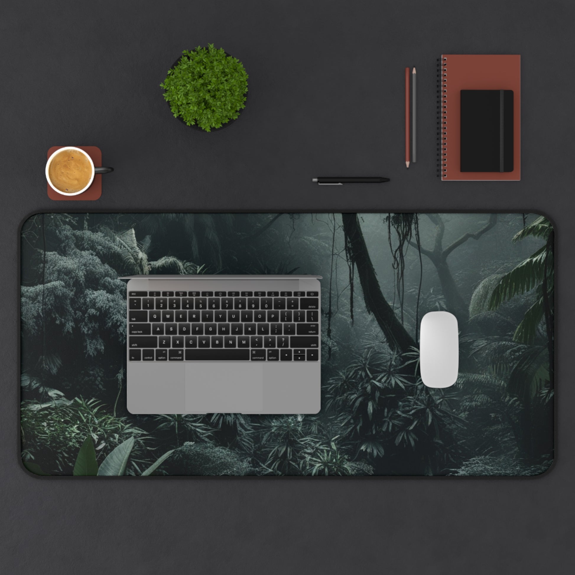 Jungle Vibes Desk Mat - Eco-Friendly Gaming, Home Office, and Study Mat - Perfect Gift for Nature Lovers and Students