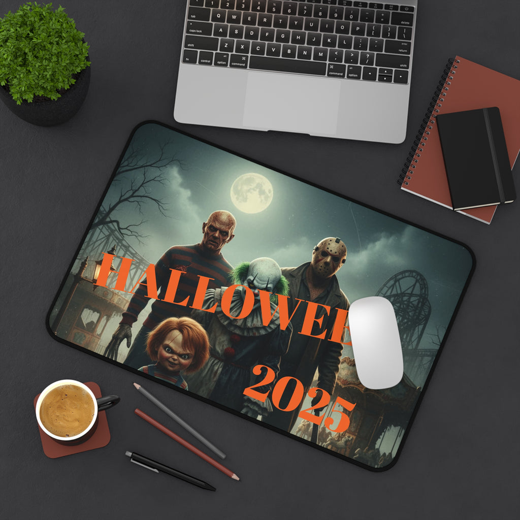 Halloween 2025 Themed Desk Mat - Spooky Decor for Fans