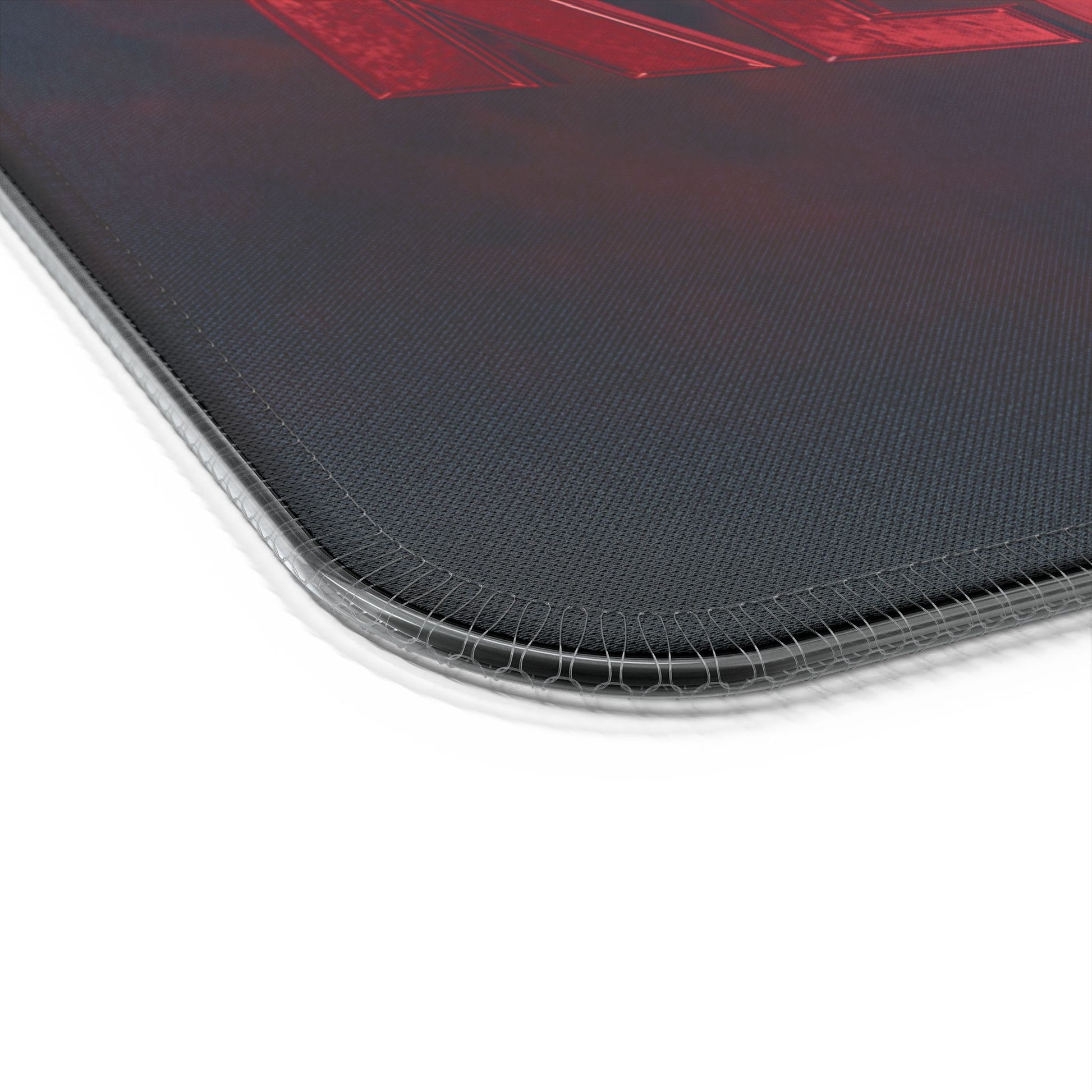 LED Gaming Mouse Pad with Wireless Charging, Gaming Accessories, Tech Gifts, Desk Decor, Gamer Gear, Red Fijian Studios Design