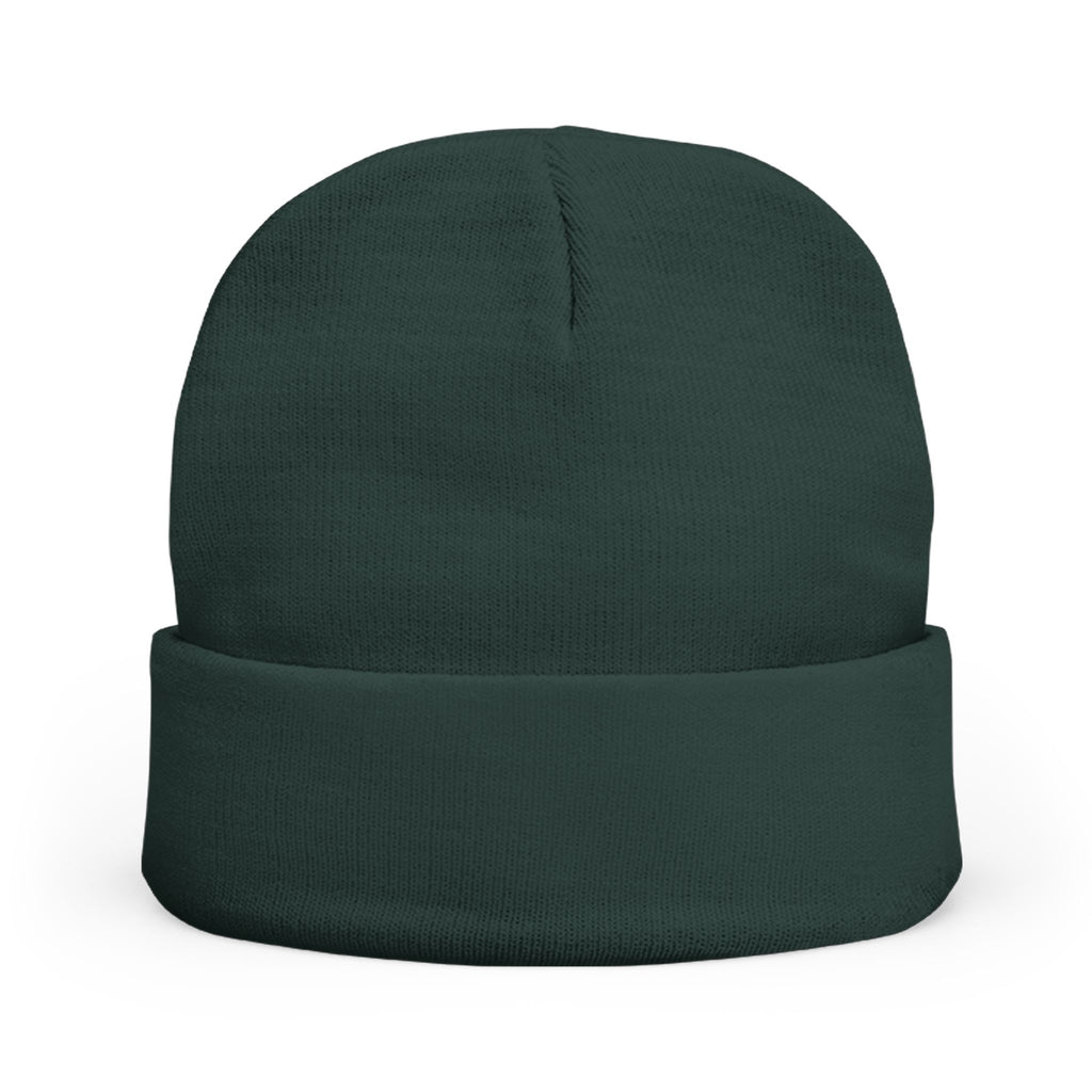 Embroidered Floral Knit Beanie for Stylish Warmth