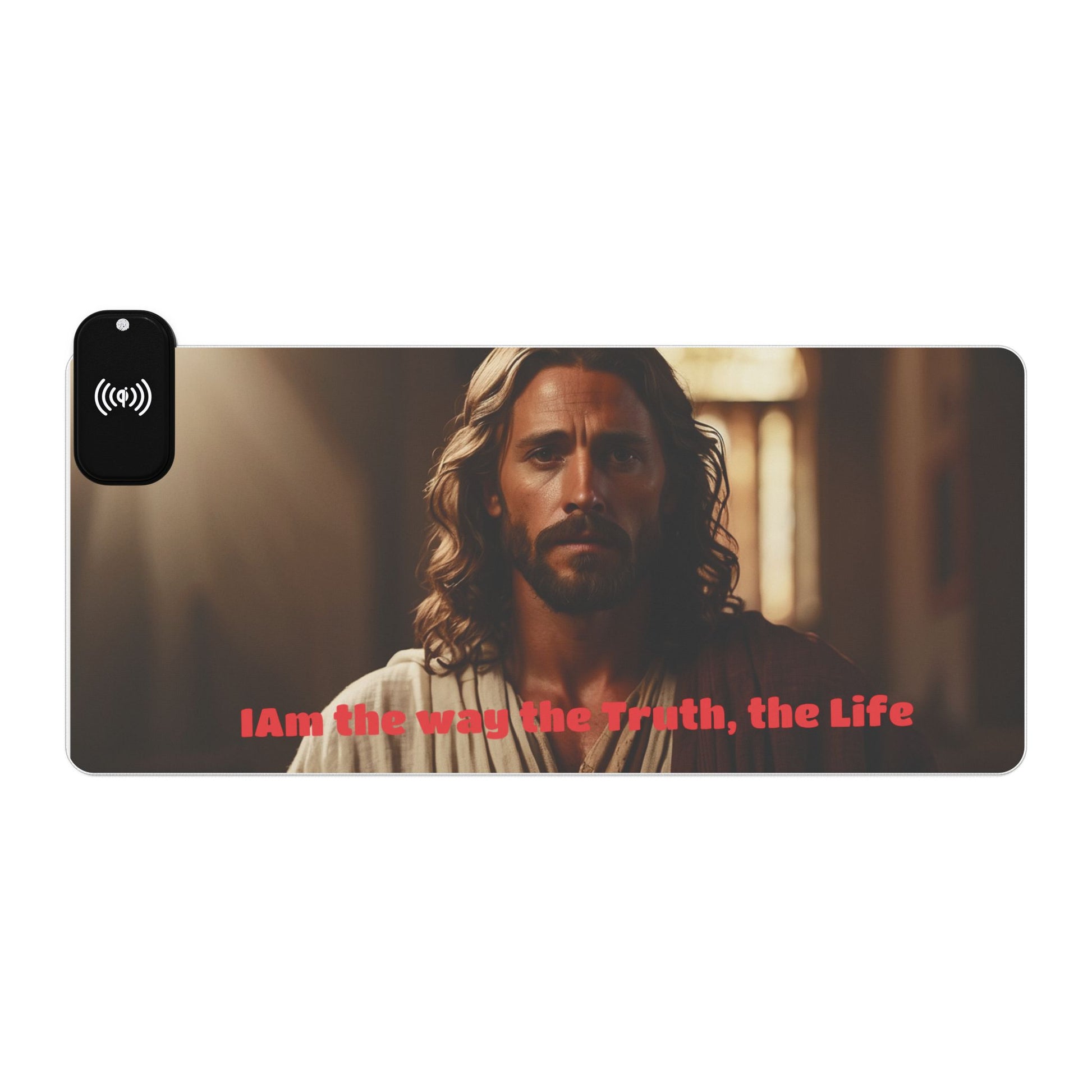 LED Gaming Mouse Pad, Wireless Charging