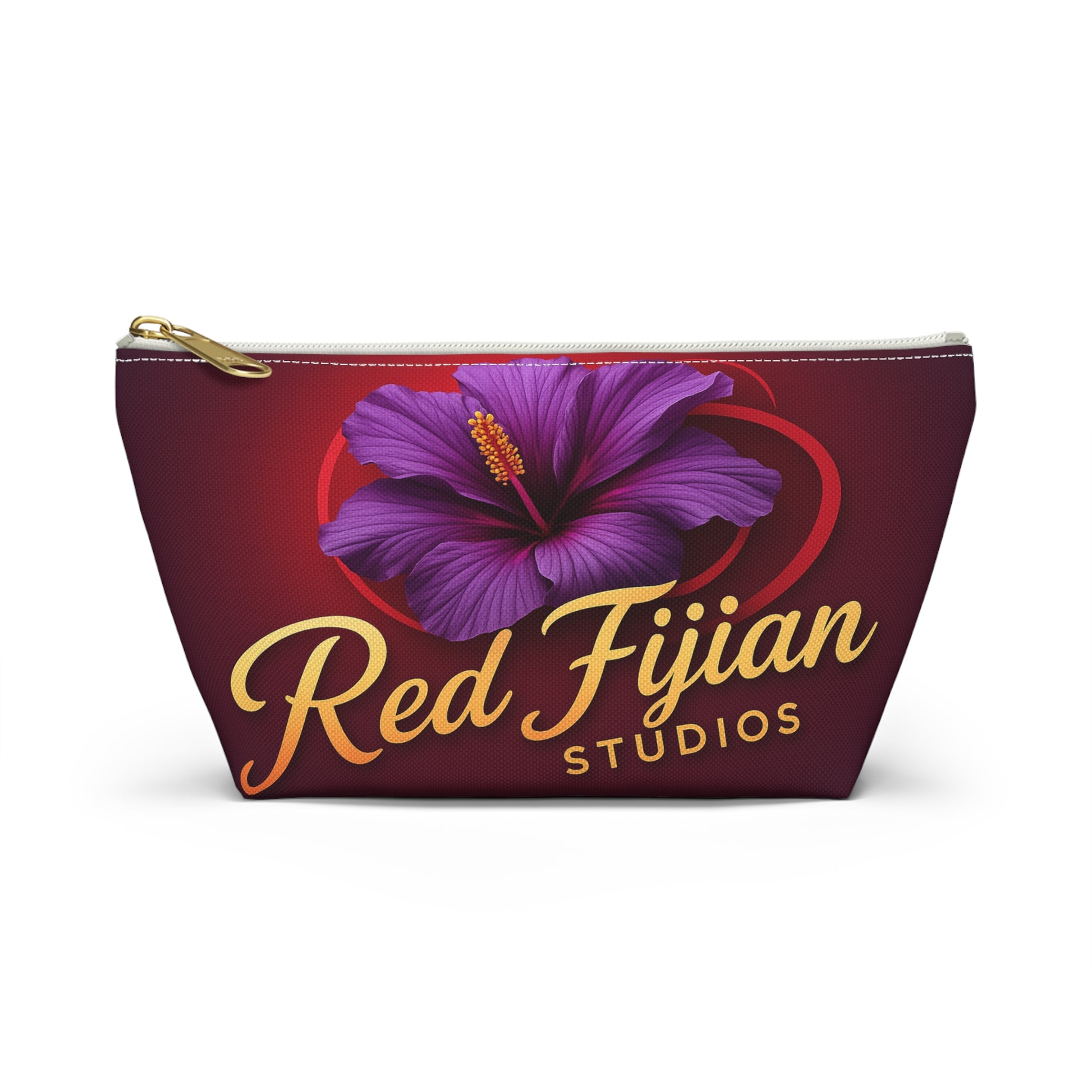 Accessory Pouch — Tropical Hibiscus Logo & Neon City Cosmetic Bag