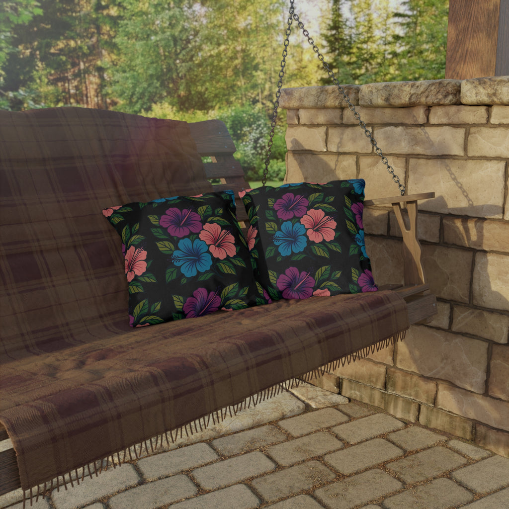 Tropical Floral Outdoor Pillows