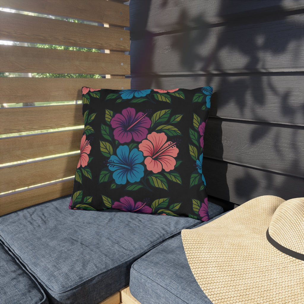 Tropical Floral Outdoor Pillows
