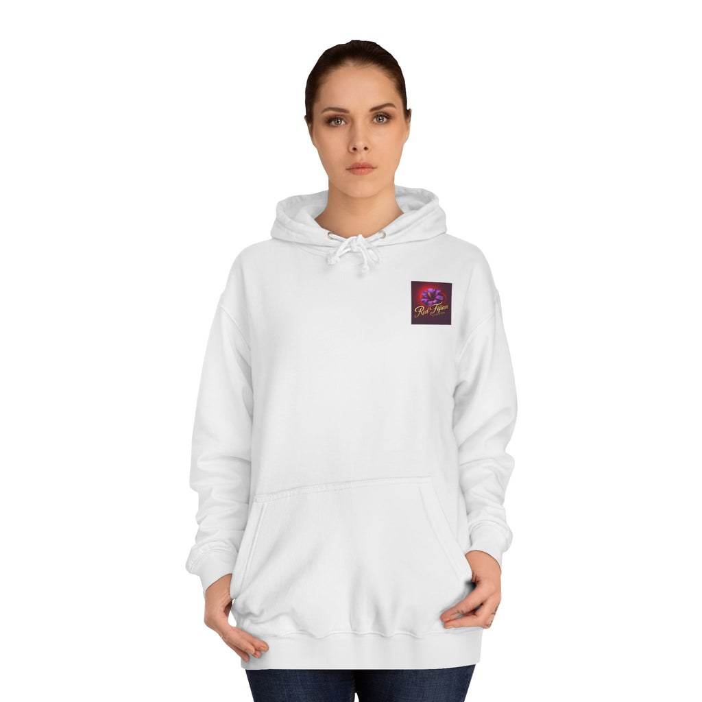 Vibrant Floral College Hoodie, Unisex Streetwear, Casual Outfit, Graduation Gift, College Life Essentials