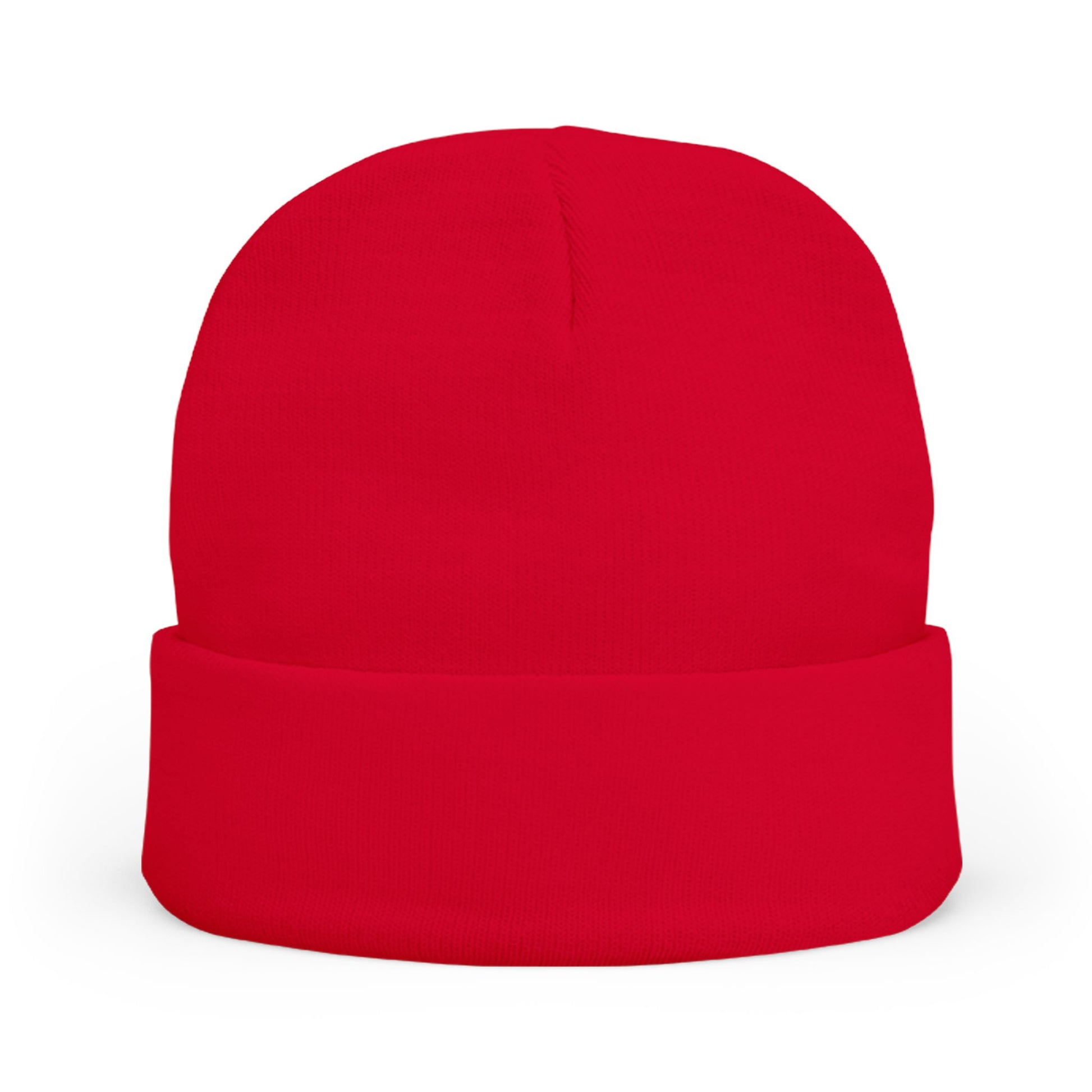 Embroidered Floral Knit Beanie for Stylish Warmth