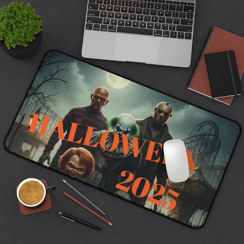 Halloween 2025 Themed Desk Mat - Spooky Decor for Fans