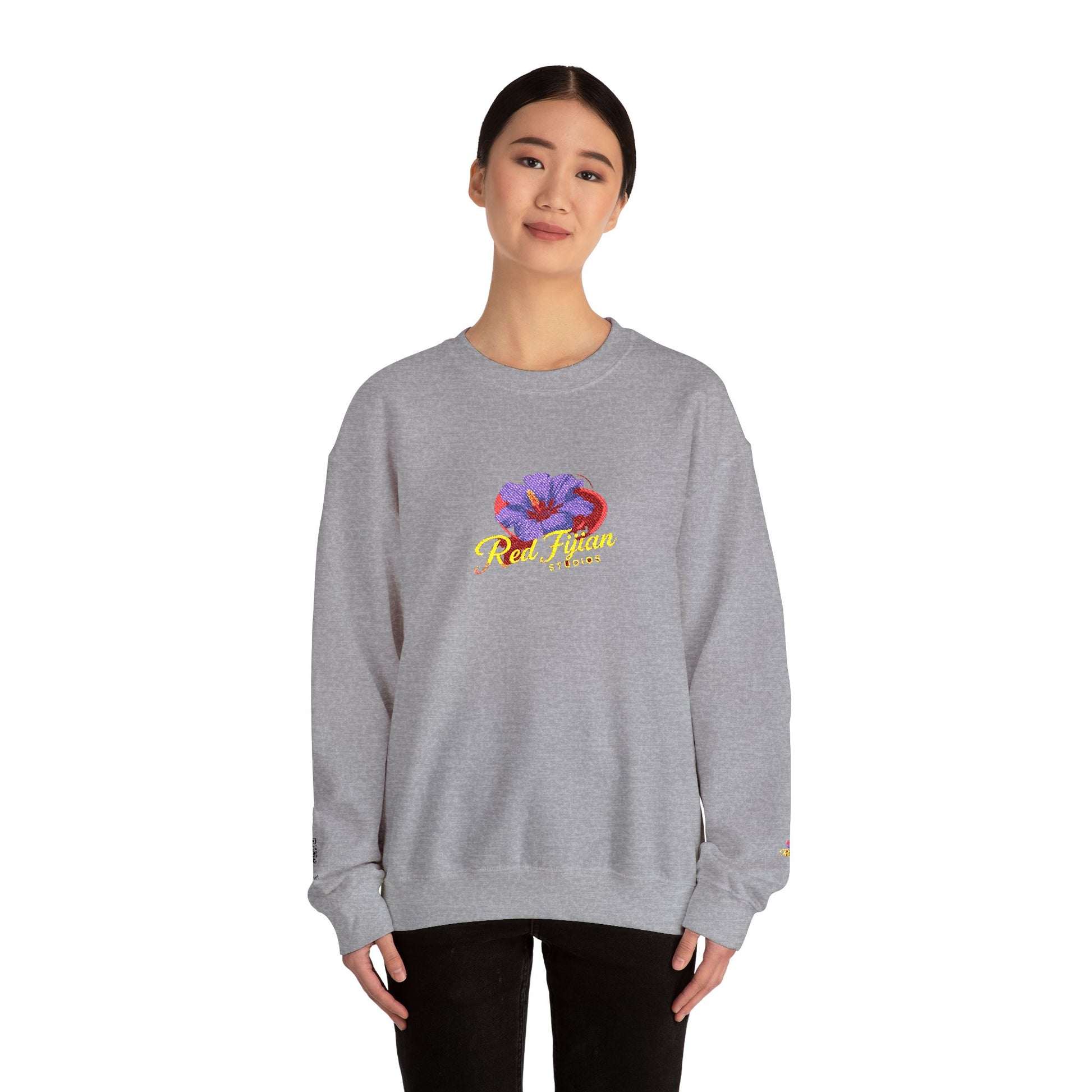 Vibrant Floral Crewneck Sweatshirt for Comfort and Style