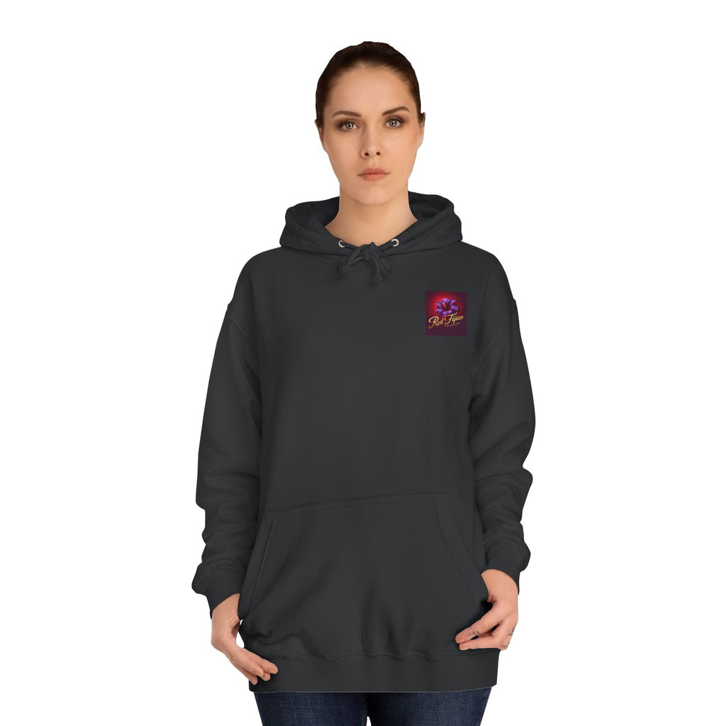 Vibrant Floral College Hoodie, Unisex Streetwear, Casual Outfit, Graduation Gift, College Life Essentials