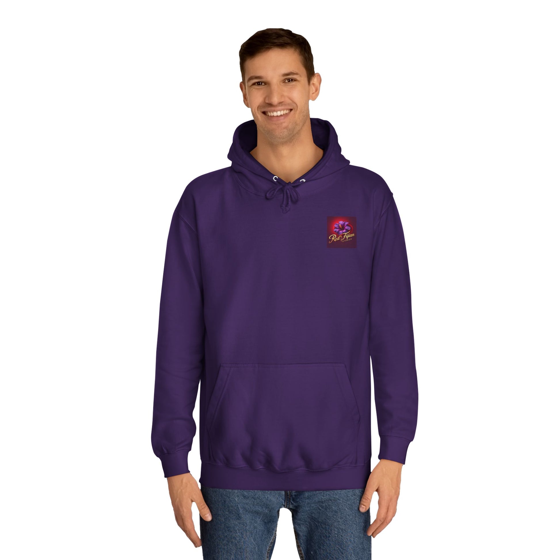 Vibrant Floral College Hoodie, Unisex Streetwear, Casual Outfit, Graduation Gift, College Life Essentials